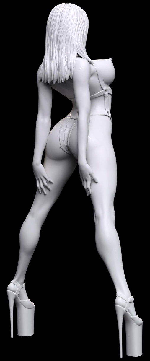 Enjoy in White: Anabella, Statue von SPACEart
