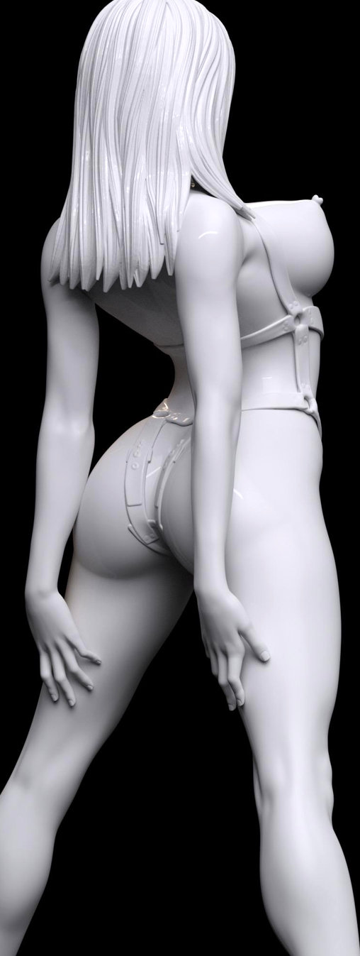 Enjoy in White: Anabella, Statue von SPACEart