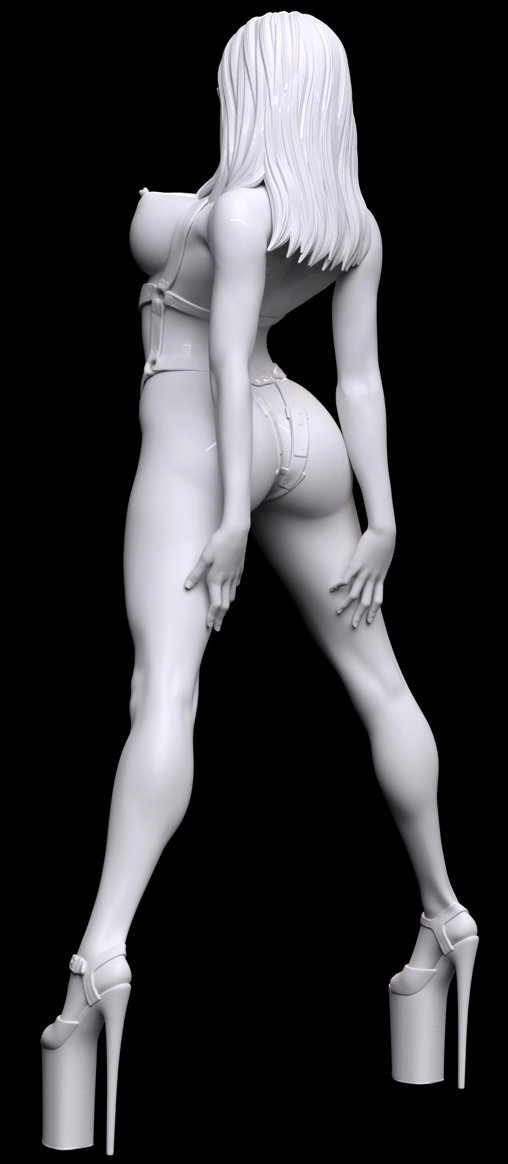 Enjoy in White: Anabella, Statue von SPACEart
