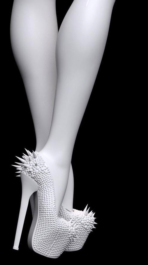 Enjoy in White: Mysterious Johanna, Statue von SPACEart