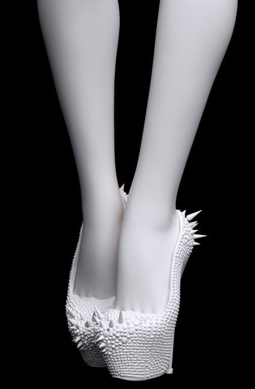 Enjoy in White: Mysterious Johanna, Statue von SPACEart