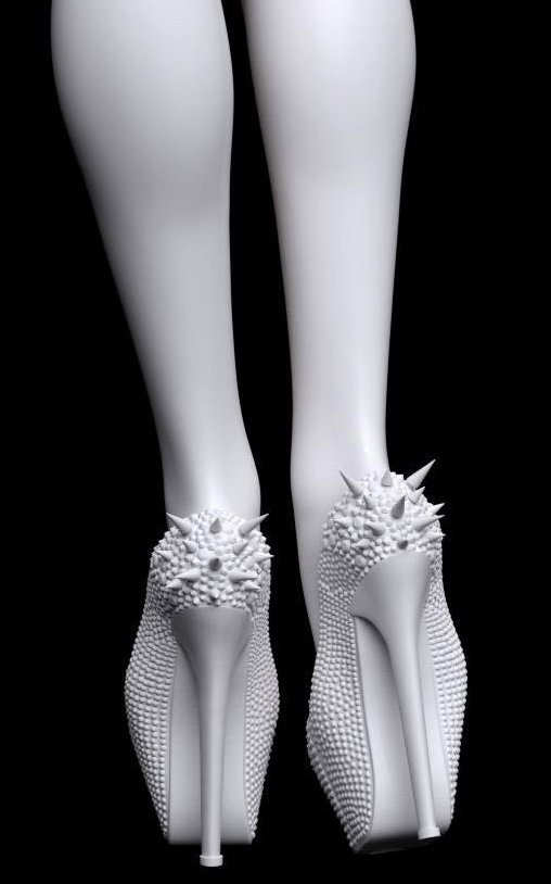 Enjoy in White: Mysterious Johanna, Statue von SPACEart