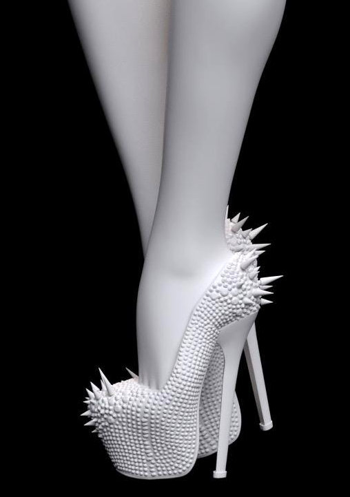 Enjoy in White: Mysterious Johanna, Statue von SPACEart