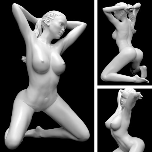 Enjoy in White: Lizzys Joy, Typ: Statue