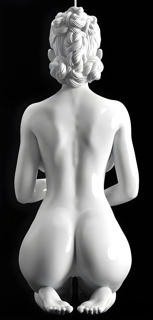 Enjoy in White: Miyuki, Statue von SPACEart