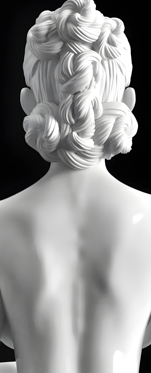 Enjoy in White: Miyuki, Statue von SPACEart