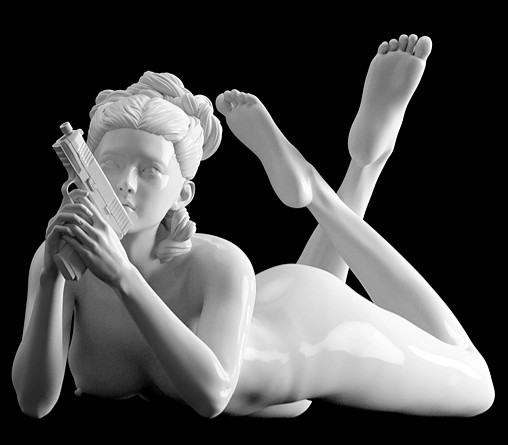 Enjoy in White: License to Lounge von SPACEart, weitere Produktansicht 1