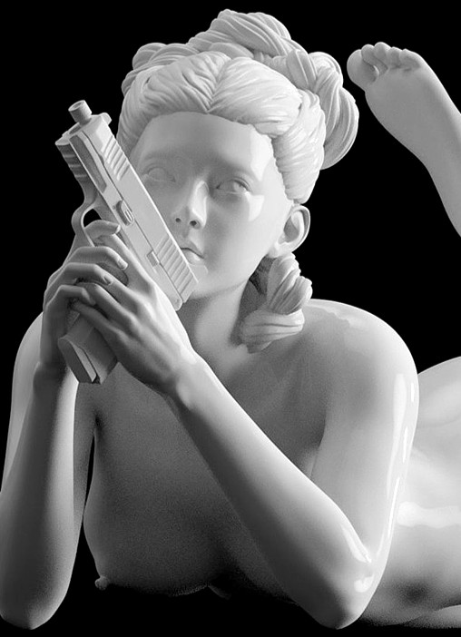 Enjoy in White: License to Lounge von SPACEart, weitere Produktansicht 2
