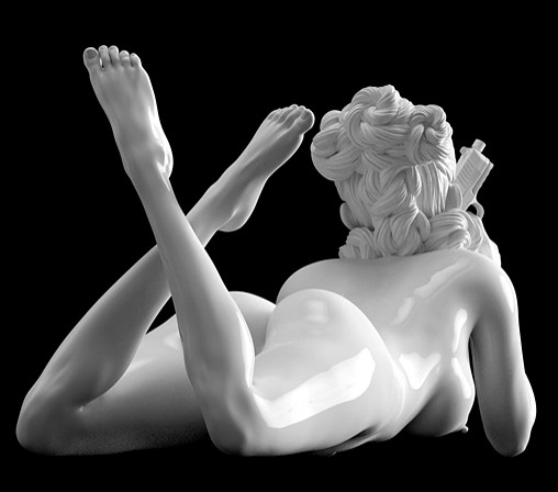 Enjoy in White: License to Lounge von SPACEart, weitere Produktansicht 3