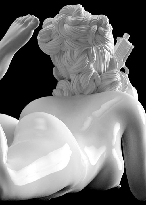 Enjoy in White: License to Lounge von SPACEart, weitere Produktansicht 4