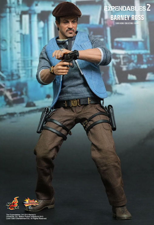 The Expendables 2: Barney Ross, 1/6 Figur von Hot Toys