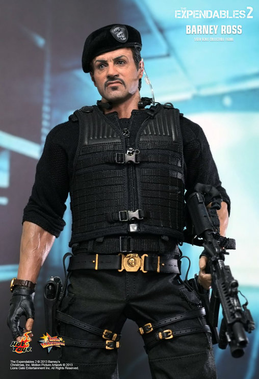 The Expendables 2: Barney Ross, 1/6 Figur von Hot Toys