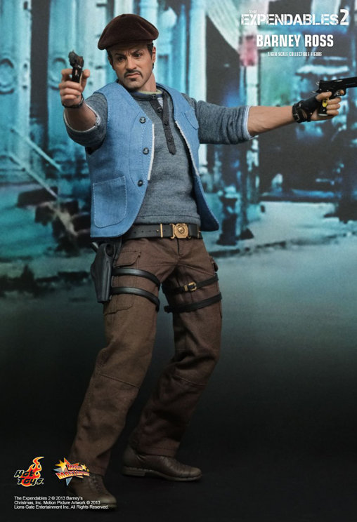 The Expendables 2: Barney Ross, 1/6 Figur von Hot Toys