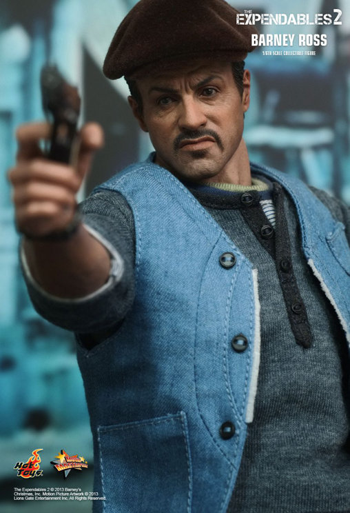 The Expendables 2: Barney Ross, 1/6 Figur von Hot Toys