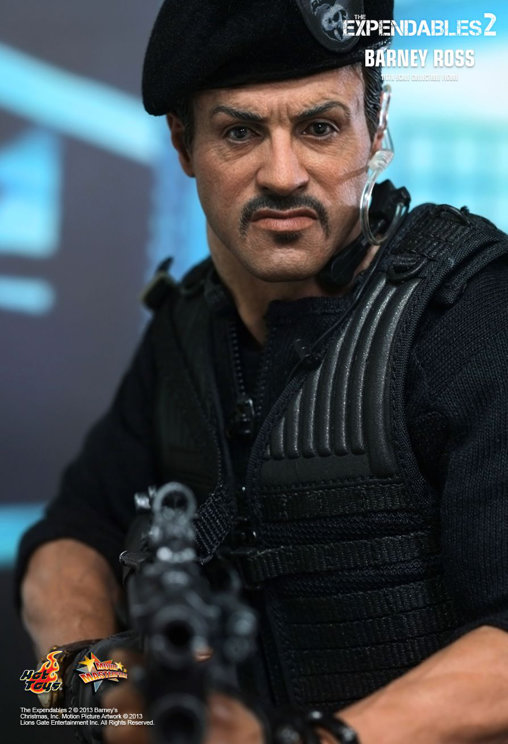The Expendables 2: Barney Ross, 1/6 Figur von Hot Toys