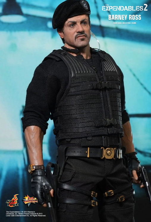 The Expendables 2: Barney Ross, 1/6 Figur von Hot Toys