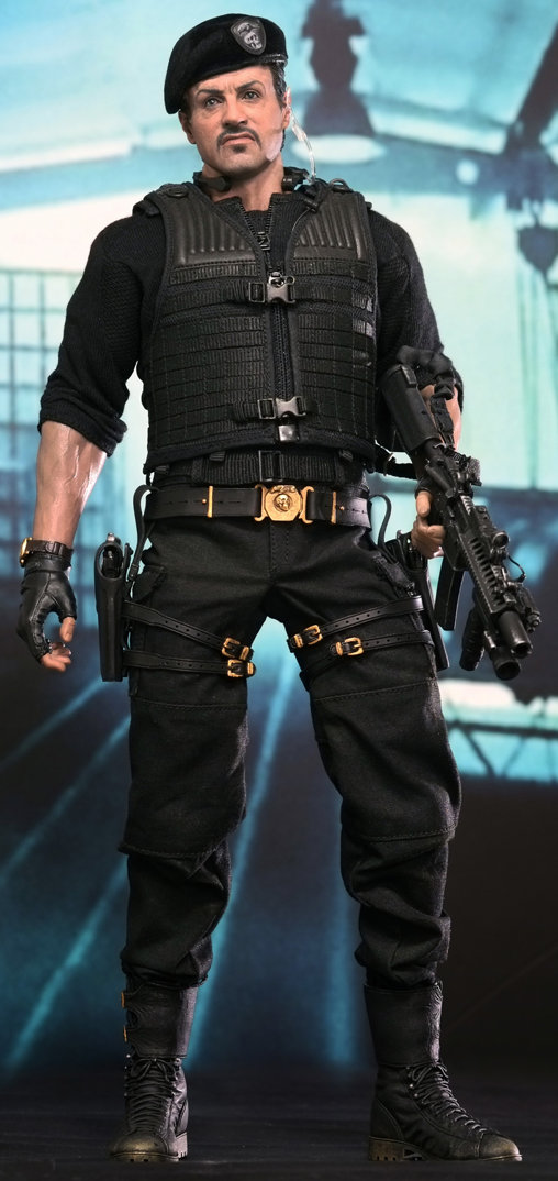 The Expendables 2: Barney Ross, 1/6 Figur von Hot Toys