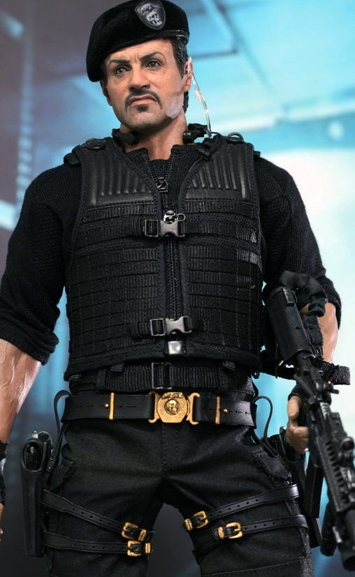 The Expendables 2: Barney Ross, 1/6 Figur von Hot Toys