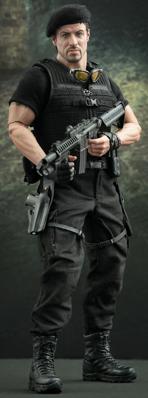 The Expendables: Barney Ross, 1/6 Figur von Hot Toys