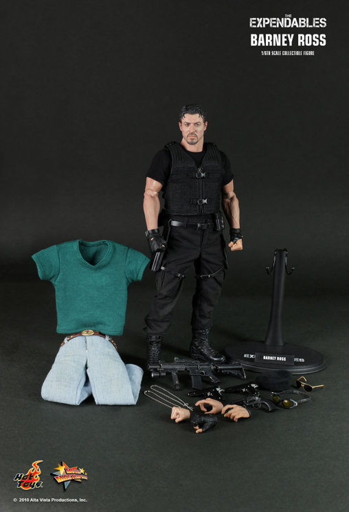 The Expendables: Barney Ross, 1/6 Figur von Hot Toys