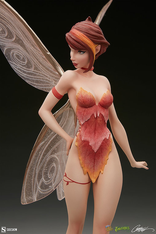 J. Scott Campbell Fairytale Fantasies Collection: Tinkerbell - Fall Variant, Statue von Sideshow