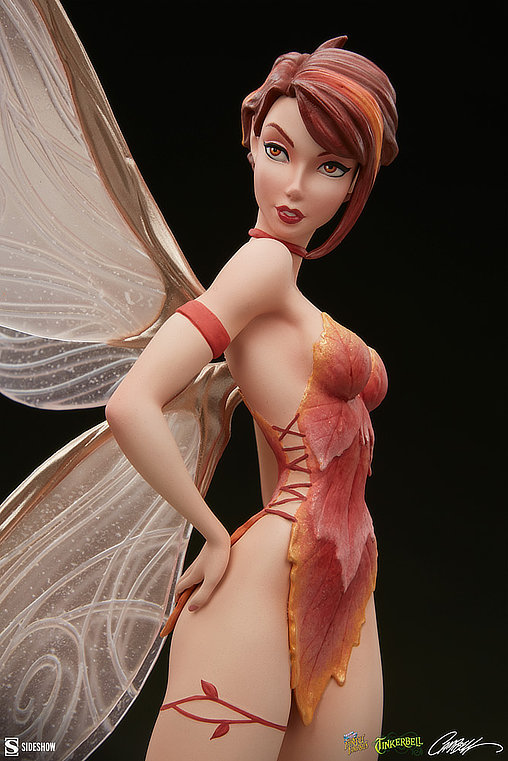 J. Scott Campbell Fairytale Fantasies Collection: Tinkerbell - Fall Variant, Statue von Sideshow