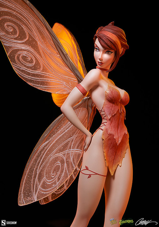 J. Scott Campbell Fairytale Fantasies Collection: Tinkerbell - Fall Variant, Statue von Sideshow
