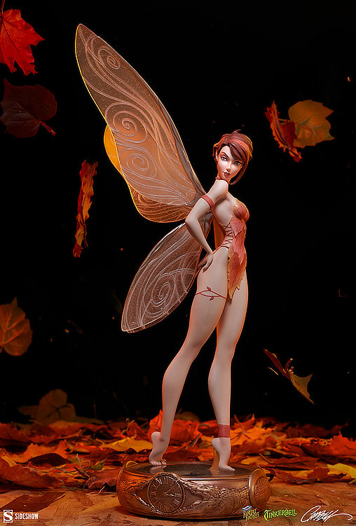 J. Scott Campbell Fairytale Fantasies Collection: Tinkerbell - Fall Variant, Statue von Sideshow