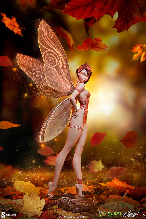 J. Scott Campbell Fairytale Fantasies Collection: Tinkerbell - Fall Variant, Statue von Sideshow