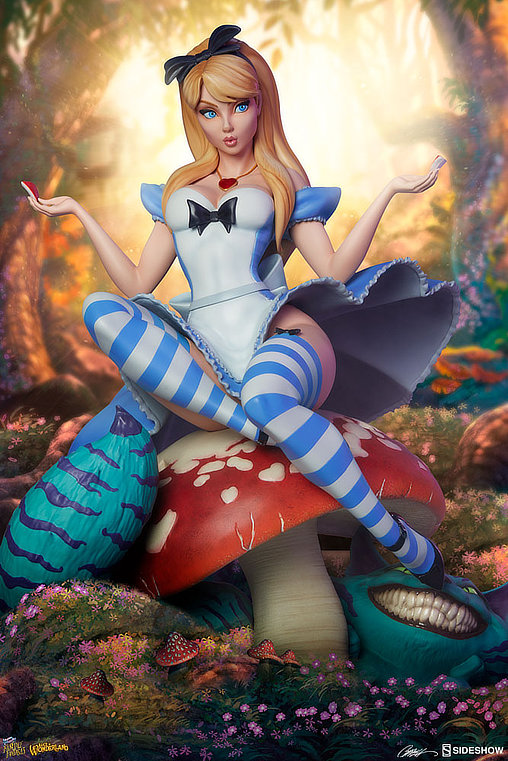 J. Scott Campbell Fairytale Fantasies Collection: Alice in Wonderland, Statue ... https://spaceart.de/produkte/ffc004-alice-in-wonderland-statue-sideshow-200506-747720234963-spaceart.php