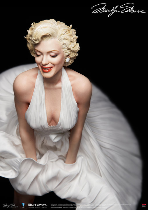 Das verflixte siebte Jahr: Marilyn Monroe, Statue von Blitzway