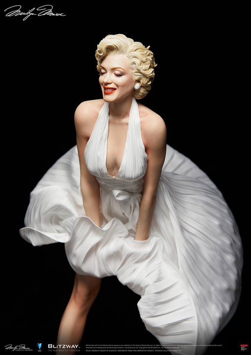Das verflixte siebte Jahr: Marilyn Monroe, Statue von Blitzway
