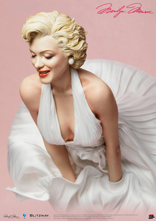 Das verflixte siebte Jahr: Marilyn Monroe, Statue von Blitzway