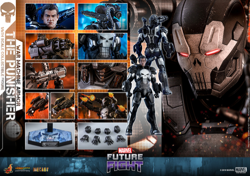 Future Fight: The Punisher War Machine Armor, 1/6 Figur von Hot Toys