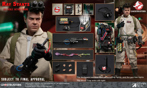 Ghostbusters (1984): Ray Stantz, 1/6 Figur von Star Ace