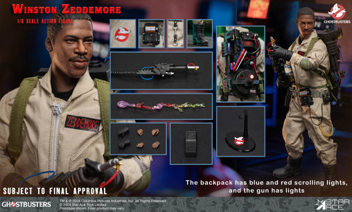 Ghostbusters (1984): Winston Zeddemore, 1/6 Figur von Star Ace