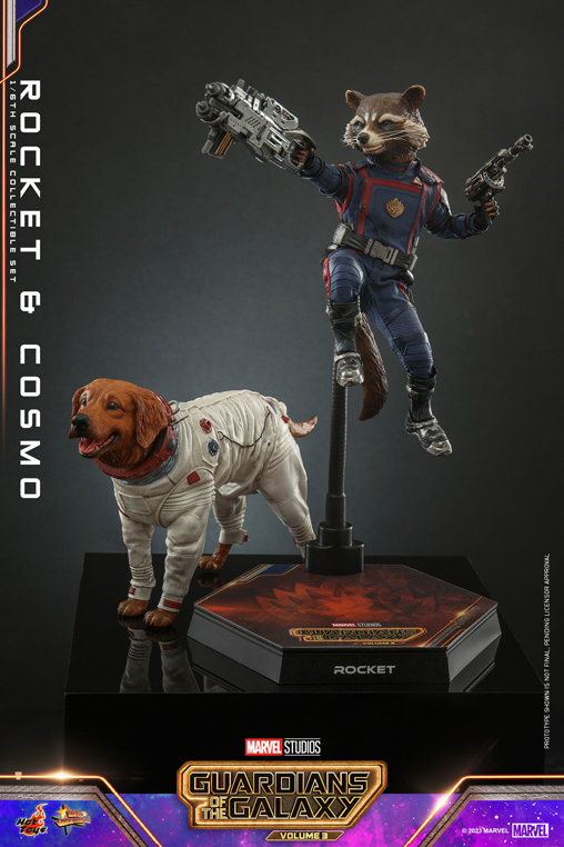 Guardians of the Galaxy 3: Rocket und Cosmo, 1/6 Figur von Hot Toys