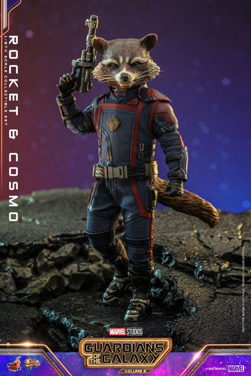 Guardians of the Galaxy 3: Rocket und Cosmo, 1/6 Figur von Hot Toys