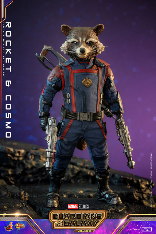 Guardians of the Galaxy 3: Rocket und Cosmo, 1/6 Figur von Hot Toys