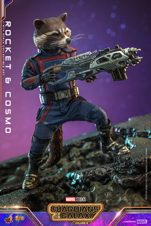Guardians of the Galaxy 3: Rocket und Cosmo, 1/6 Figur von Hot Toys