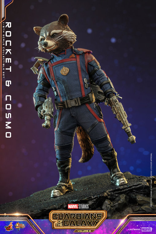 Guardians of the Galaxy 3: Rocket und Cosmo, 1/6 Figur von Hot Toys