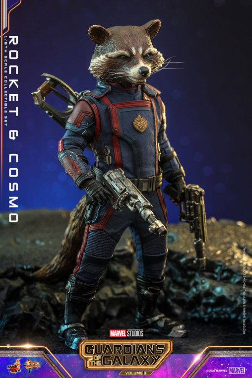 Guardians of the Galaxy 3: Rocket und Cosmo, 1/6 Figur von Hot Toys
