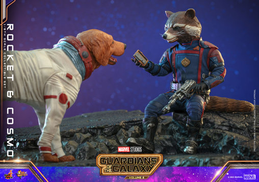 Guardians of the Galaxy 3: Rocket und Cosmo, 1/6 Figur von Hot Toys
