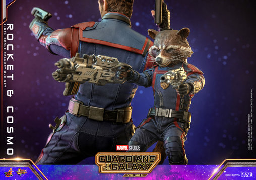 Guardians of the Galaxy 3: Rocket und Cosmo, 1/6 Figur von Hot Toys