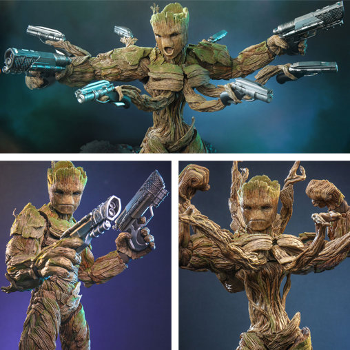 Guardians of the Galaxy 3: Groot - Deluxe, Typ: 1/6 Figur