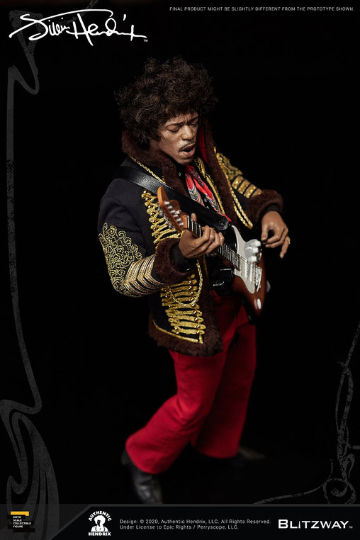 Gods of Music: Jimi Hendrix, 1/6 Figur von Blitzway
