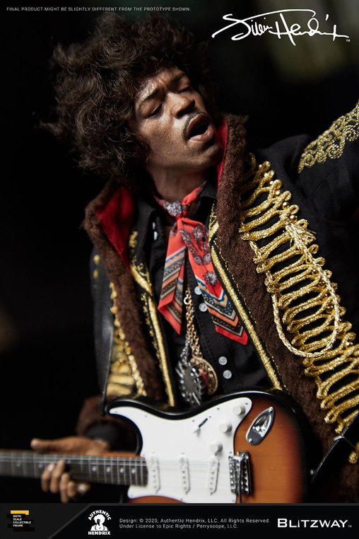 Gods of Music: Jimi Hendrix, 1/6 Figur von Blitzway