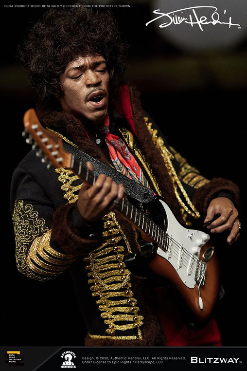 Gods of Music: Jimi Hendrix, 1/6 Figur von Blitzway