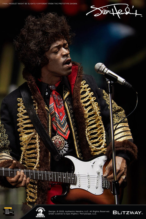 Gods of Music: Jimi Hendrix, 1/6 Figur von Blitzway