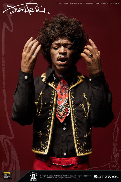 Gods of Music: Jimi Hendrix, 1/6 Figur von Blitzway